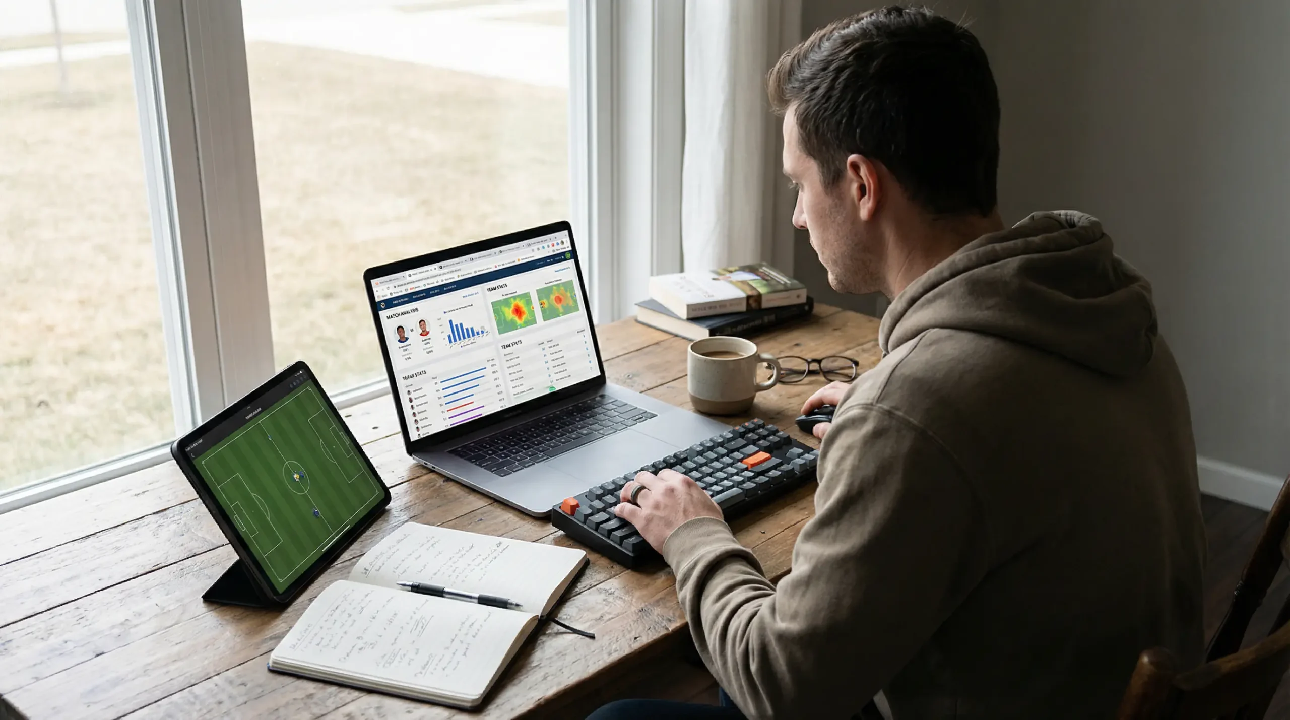Pantalla mostrando mercados de apuestas y cuotas para partidos de futbol